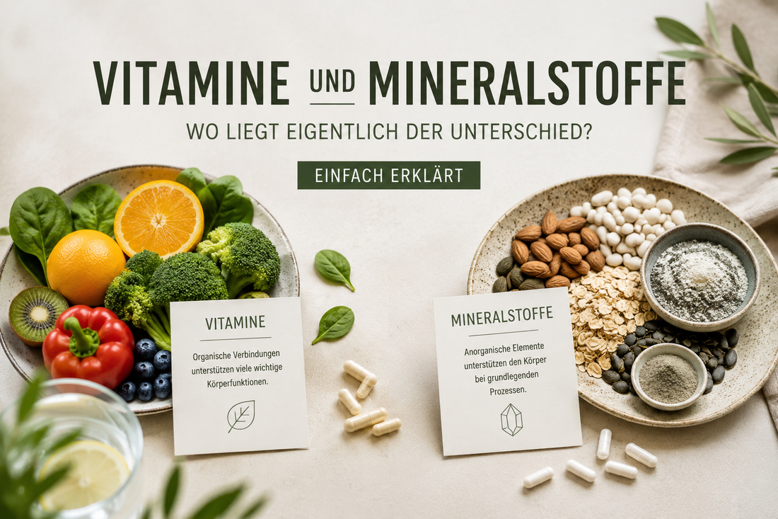 Vitamine und Mineralstoffe – wo liegt eigentlich der Unterschied?